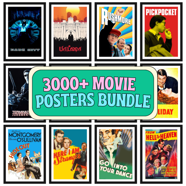 Vintage Movie Posters Bundle