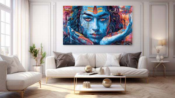 Divine Shiva Digital Wall Art