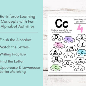 Fun Alphabet Tracing & Coloring Worksheets for Kids