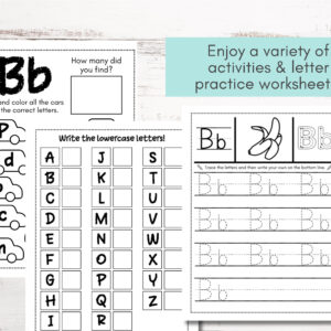 Fun Alphabet Tracing & Coloring Worksheets for Kids